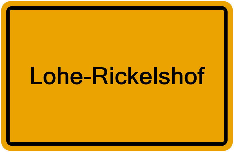 Handelsregisterauszug Lohe-Rickelshof