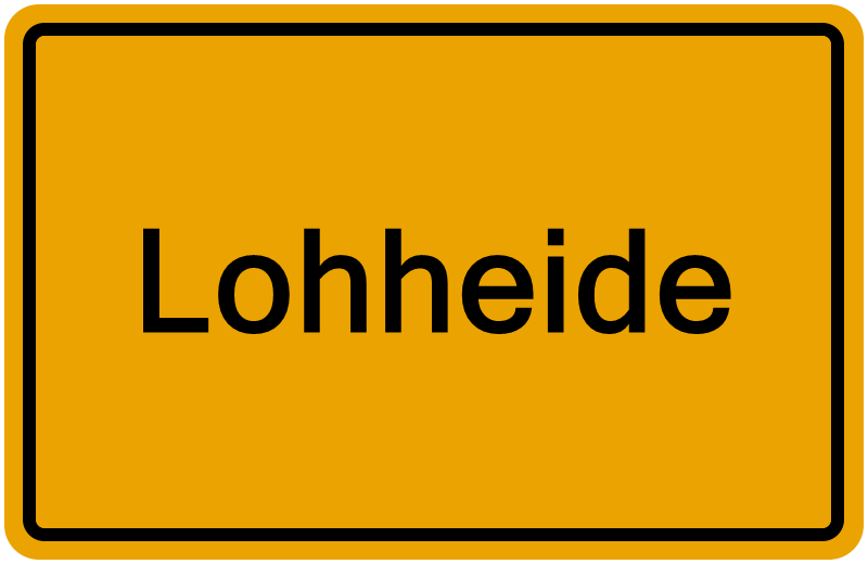 Handelsregisterauszug Lohheide