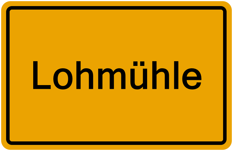 Handelsregisterauszug Lohmühle