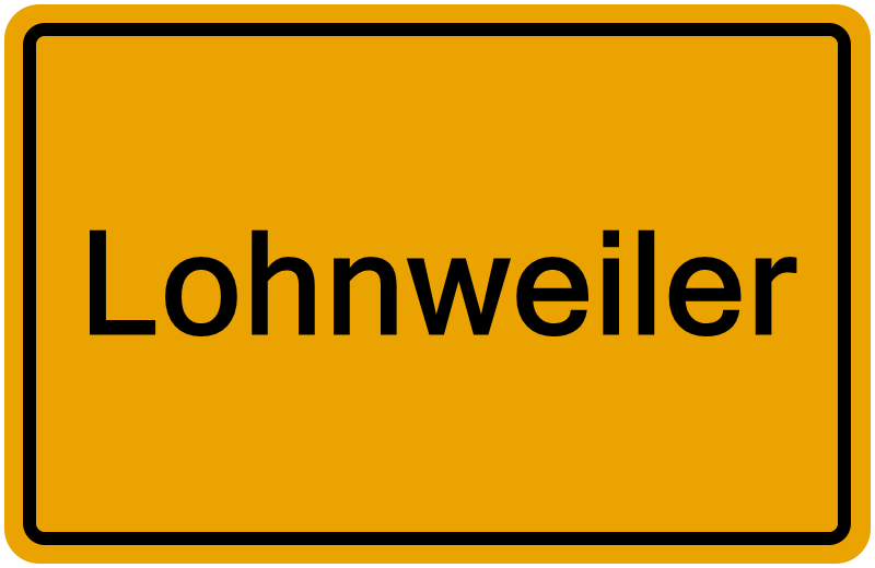 Handelsregisterauszug Lohnweiler