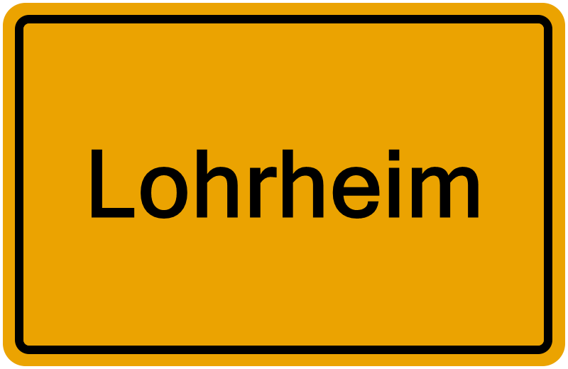 Handelsregisterauszug Lohrheim