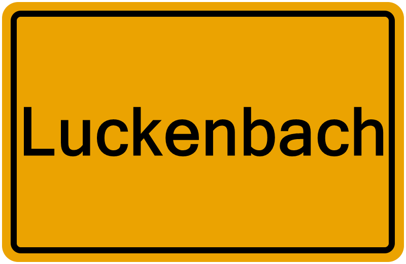 Handelsregisterauszug Luckenbach