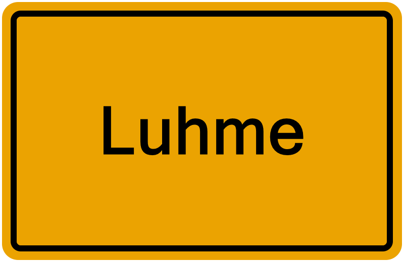 Handelsregisterauszug Luhme