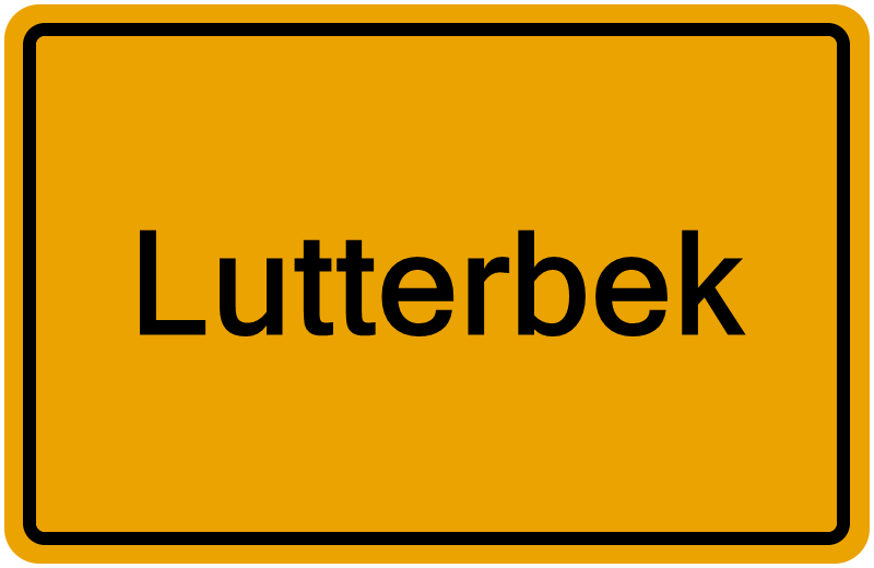 Handelsregisterauszug Lutterbek