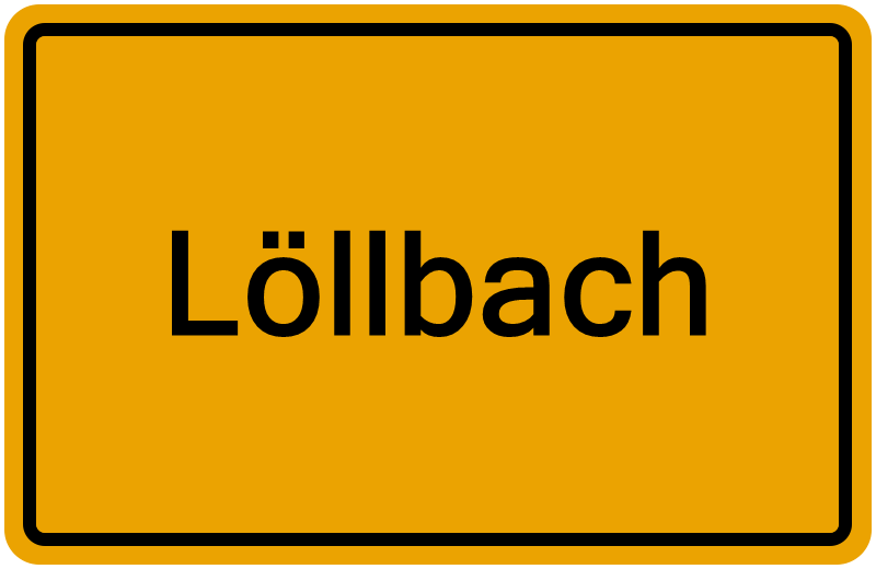Handelsregisterauszug Löllbach