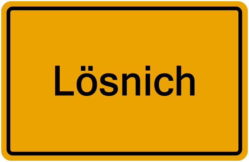 Handelsregisterauszug Lösnich