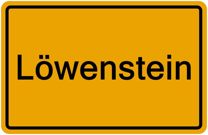 Handelsregisterauszug Löwenstein