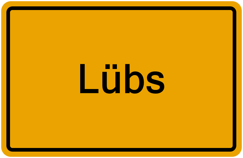 Handelsregisterauszug Lübs