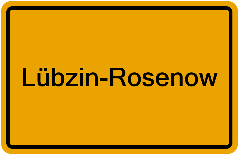 Handelsregisterauszug Lübzin-Rosenow
