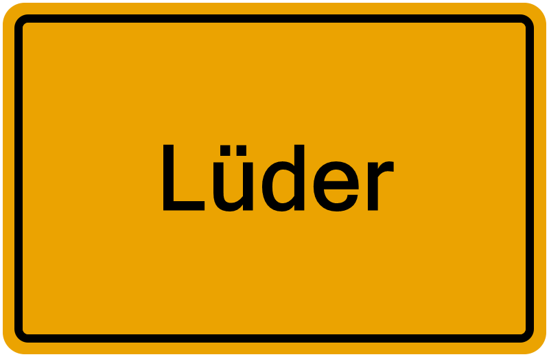 Handelsregisterauszug Lüder