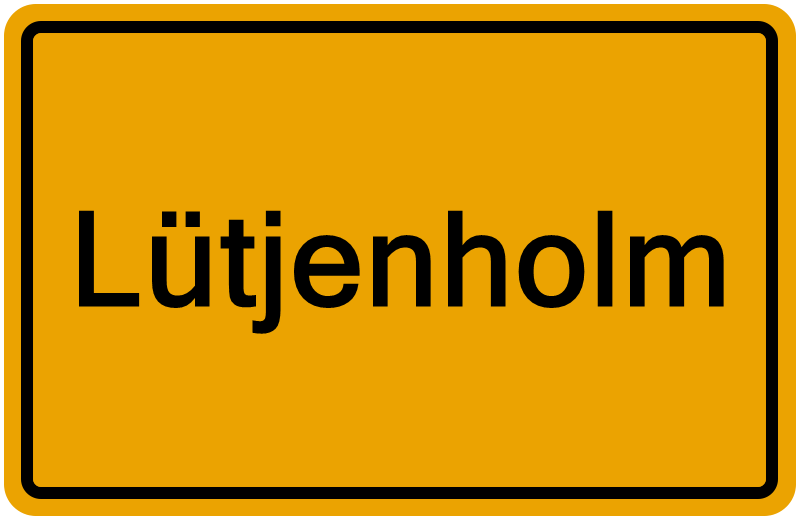 Handelsregisterauszug Lütjenholm