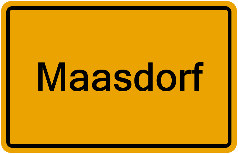 Handelsregisterauszug Maasdorf
