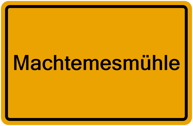 Handelsregisterauszug Machtemesmühle