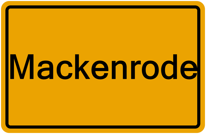 Handelsregisterauszug Mackenrode