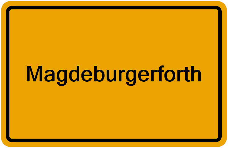 Handelsregisterauszug Magdeburgerforth