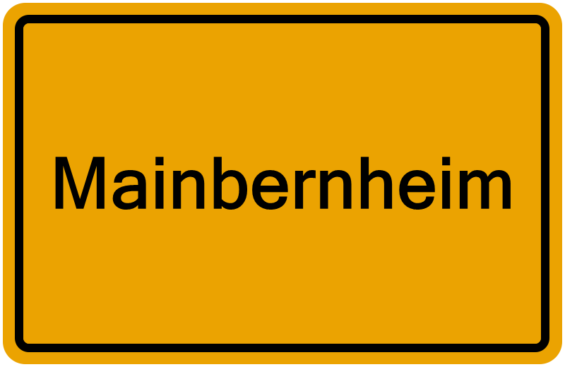 Handelsregisterauszug Mainbernheim