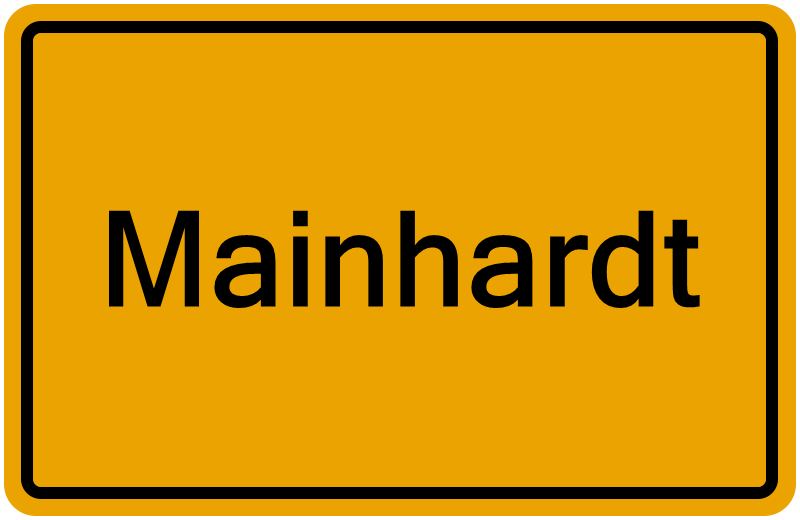 Handelsregisterauszug Mainhardt