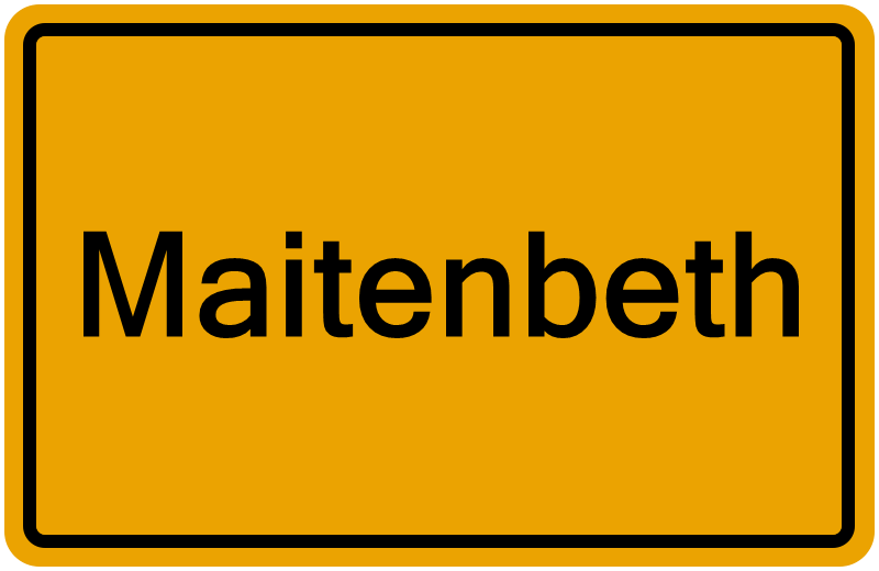 Handelsregisterauszug Maitenbeth