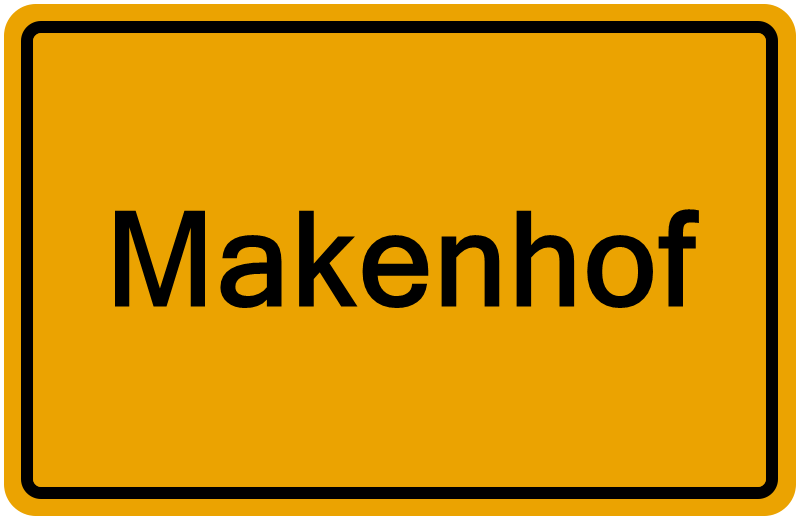 Handelsregisterauszug Makenhof