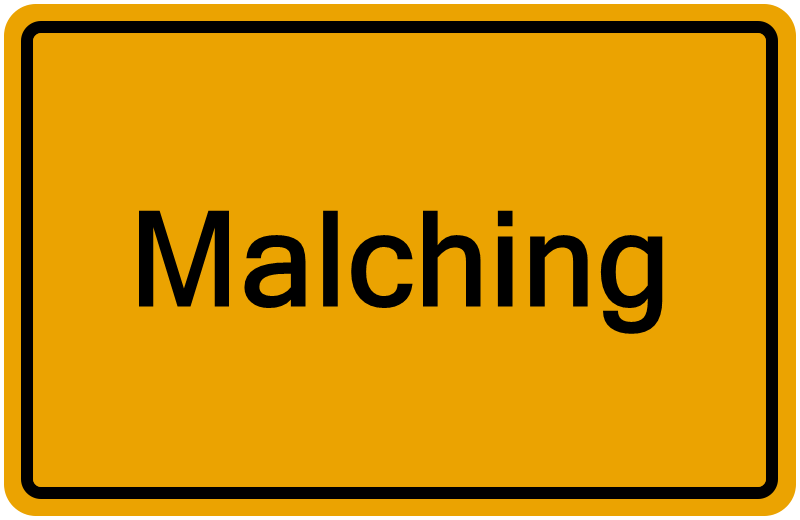 Handelsregisterauszug Malching