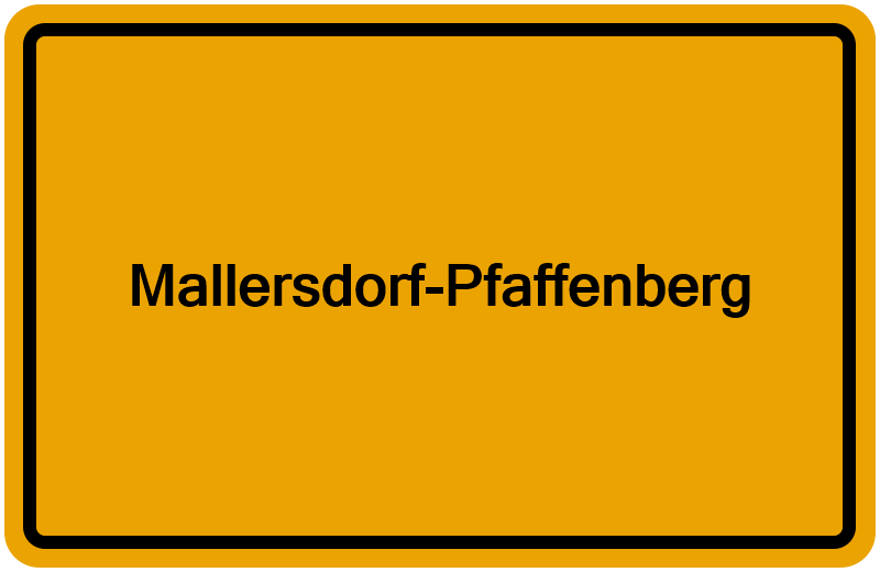 Handelsregisterauszug Mallersdorf-Pfaffenberg