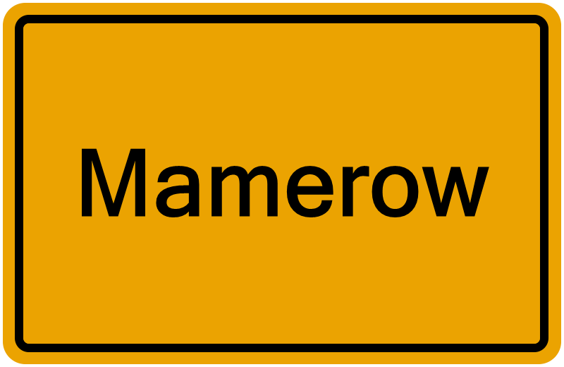 Handelsregisterauszug Mamerow