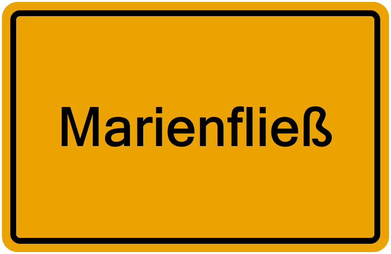 Handelsregisterauszug Marienfließ