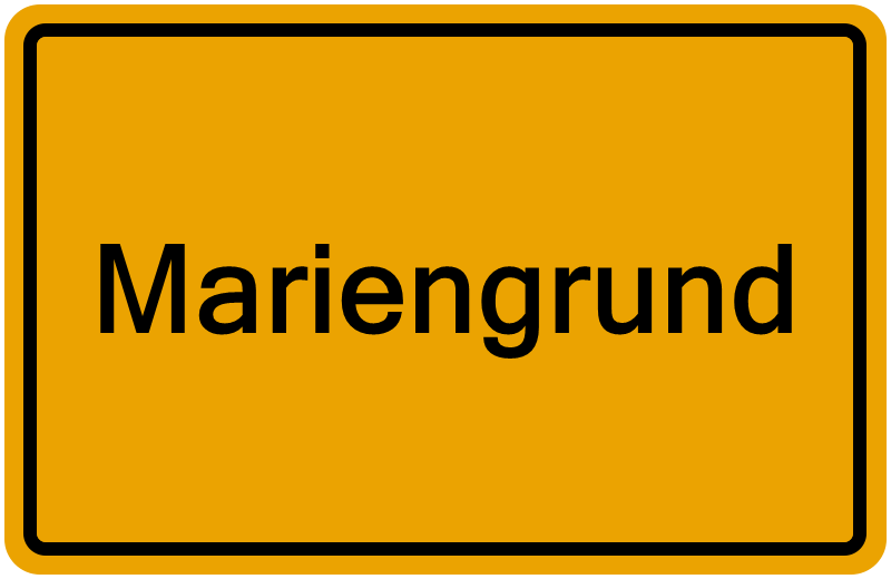 Handelsregisterauszug Mariengrund
