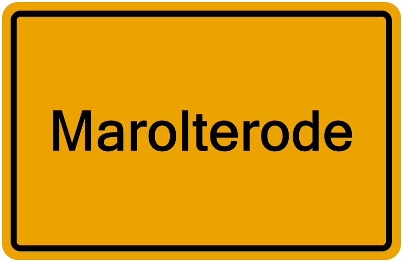 Handelsregisterauszug Marolterode