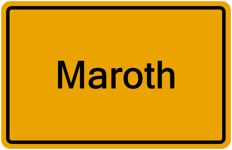 Handelsregisterauszug Maroth