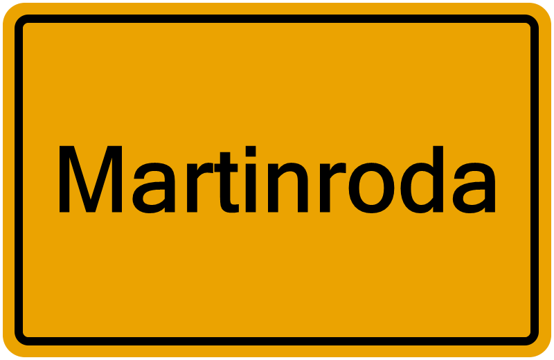 Handelsregisterauszug Martinroda