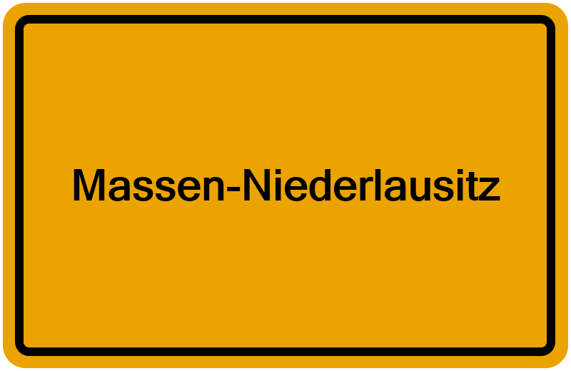 Handelsregisterauszug Massen-Niederlausitz