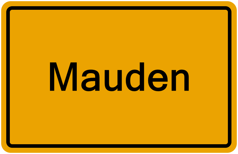 Handelsregisterauszug Mauden