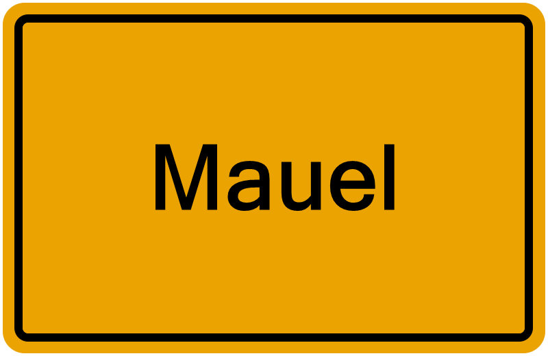 Handelsregisterauszug Mauel