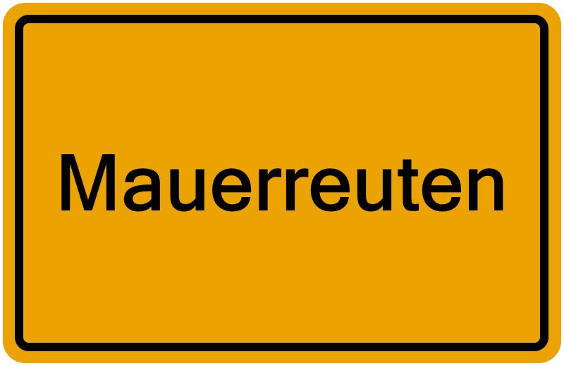 Handelsregisterauszug Mauerreuten