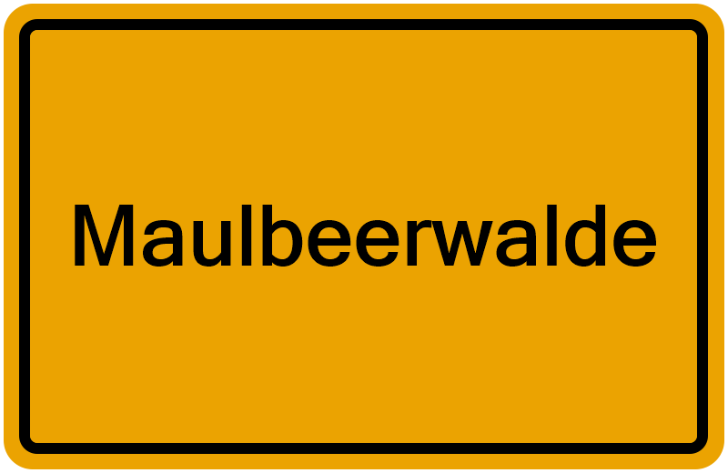 Handelsregisterauszug Maulbeerwalde