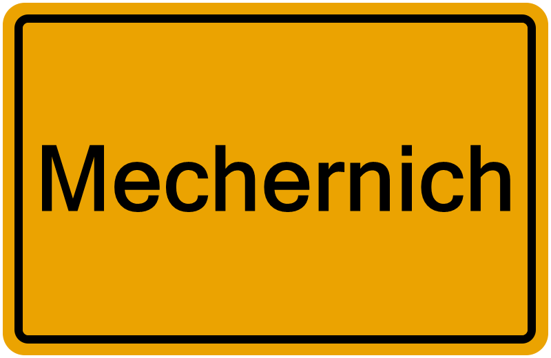 Handelsregisterauszug Mechernich