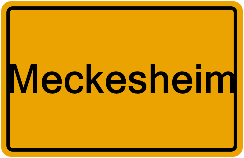 Handelsregisterauszug Meckesheim