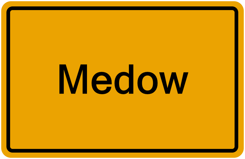 Handelsregisterauszug Medow