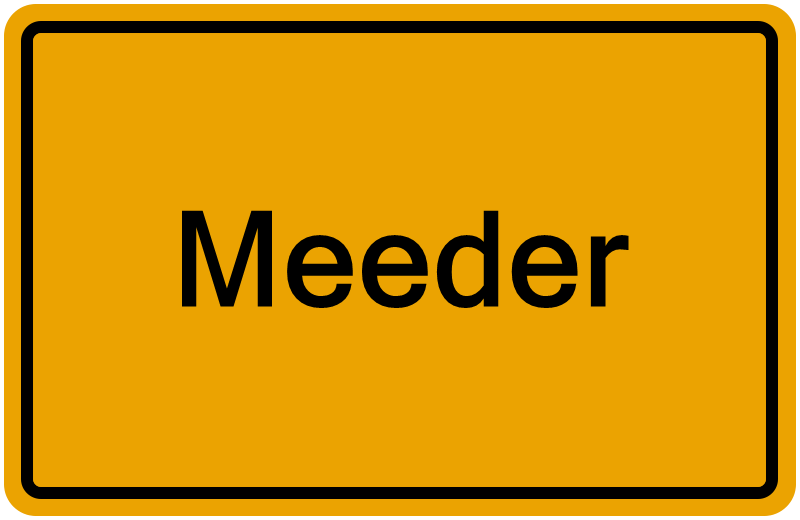 Handelsregisterauszug Meeder