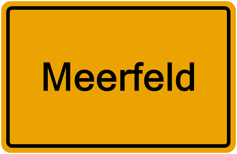 Handelsregisterauszug Meerfeld