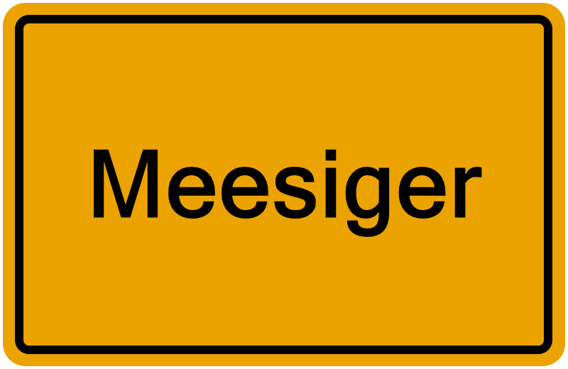 Handelsregisterauszug Meesiger