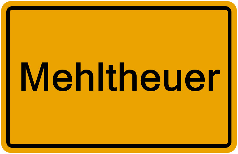 Handelsregisterauszug Mehltheuer
