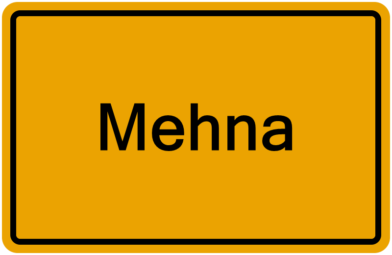 Handelsregisterauszug Mehna