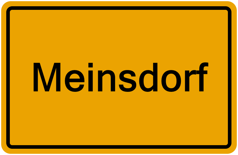 Handelsregisterauszug Meinsdorf