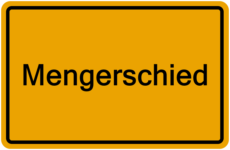 Handelsregisterauszug Mengerschied