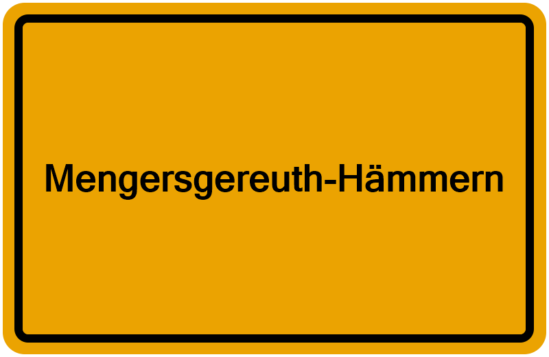 Handelsregisterauszug Mengersgereuth-Hämmern