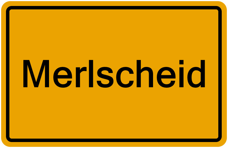 Handelsregisterauszug Merlscheid