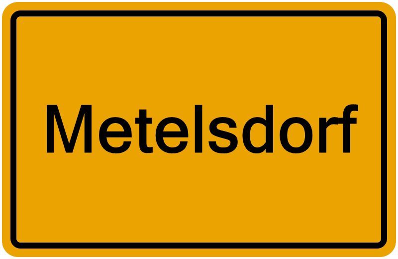 Handelsregisterauszug Metelsdorf