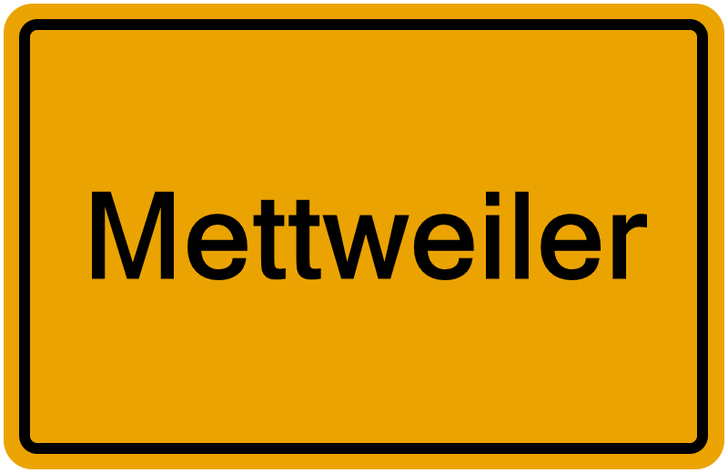 Handelsregisterauszug Mettweiler